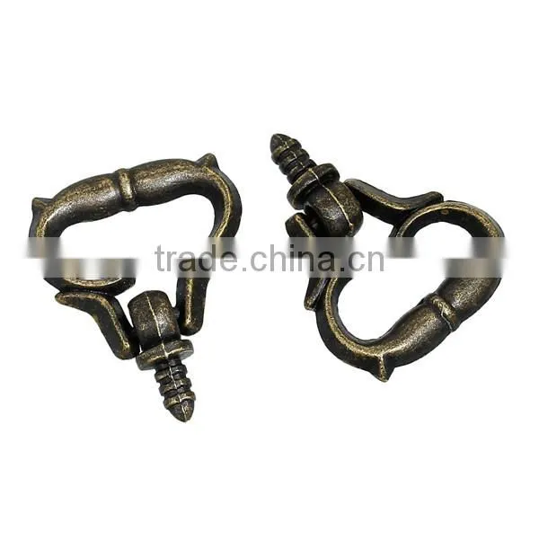 Wholesale Iron Based Alloy Antique Bronze Jewelry Wooden Box Pull Handle Knobs photo-3