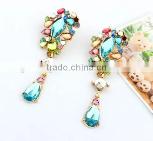 Fanshion Jewelry Women's Multicolor Alloy Sut Earring photo-5