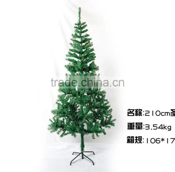 120cm Cheap Mini PVC Plastic Base Artificial Christmas Tree photo-4