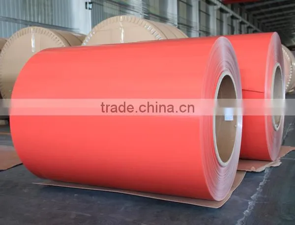 Henan Manufacturer Alloy 1100 PE&PVDF Color Coated Aluminum Roofing Coil photo-2
