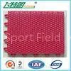 Custom PP Interlocking Rubber Floor Tiles High UV Resistant Anti Aging With Holes