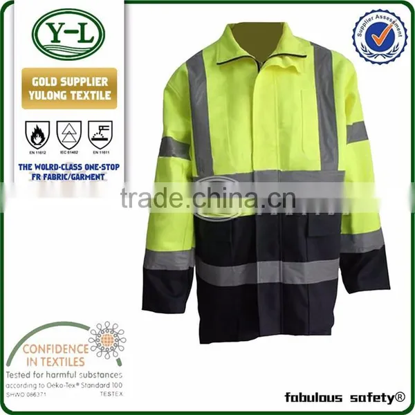 EN ISO11611 HOT SALE Firefighter Used Fluorescent Workwear photo-4