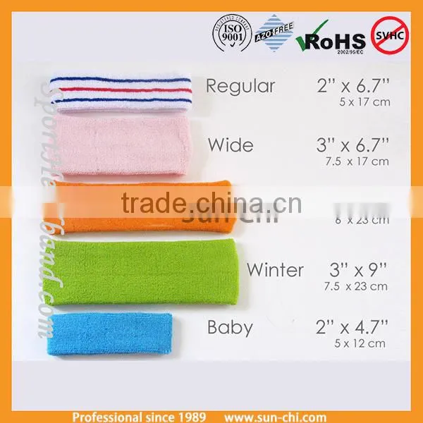 Football Sport Print Foe Elastic Headband for Girls 4pcs/set photo-2