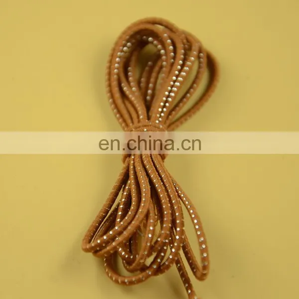 Stock 2mm Round Elastic Cord With Shiny Silver photo-6