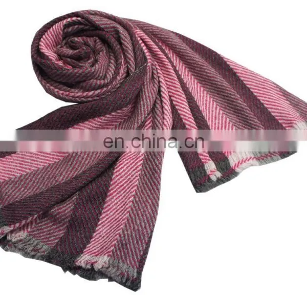 Pashmina Wool Shawls for Mexico, Herringbone Pashmina Shawls photo-2