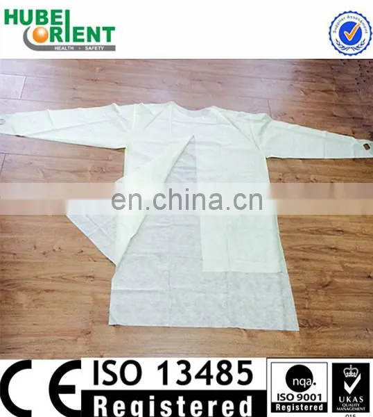 Hospital Disposable SMS SMMS Waterproof Medical Isolation Gowns photo-3