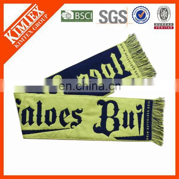Wholesale Custom Winter Acrylic Football Woven Scarf photo-2