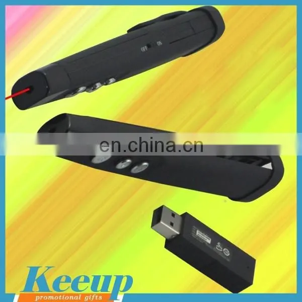 Promotional USB wireless red laser pointer for PPT