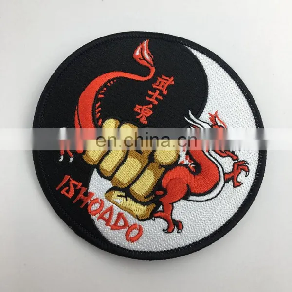 Best Selling Logo Patches Embroidered Iron on Fabric
