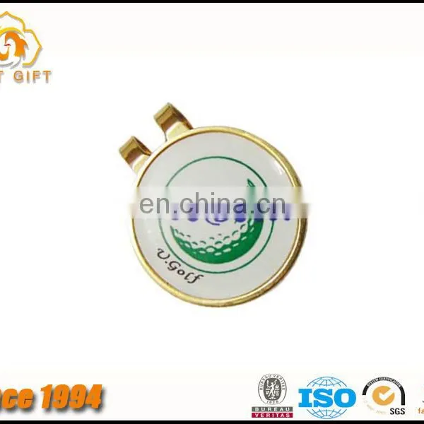 Guangdong Factory Custom Logo Golf Ball Marker Silver Magnetic Golf Hat Clips photo-2