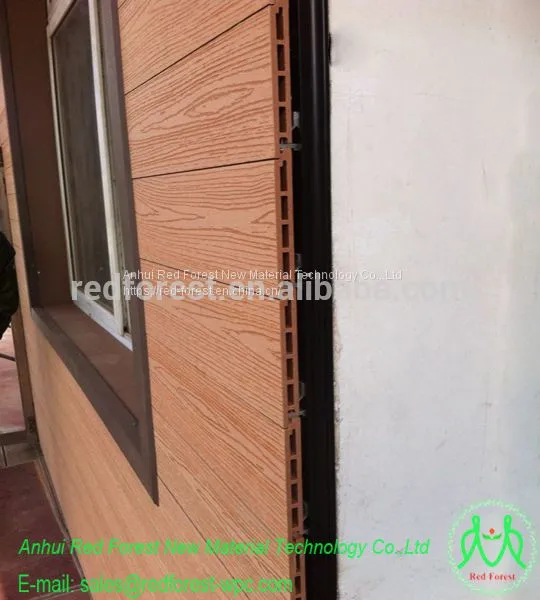 WPC(wood Plastic Composite)exterior Wall Panel for Villa House
