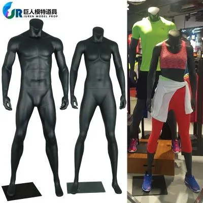 Window Display Sports Muscle Running Female Fiberglass Mannequin photo-2