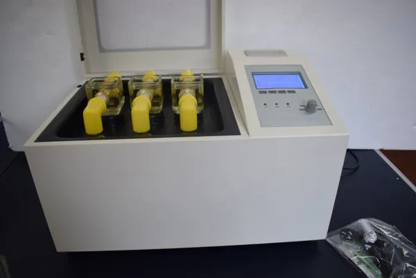 Prueba de Voltaje de Ruptura de la Rigidez Dieléctrica de Aceite Diélectrico, Kit de Prueba de Voltaje de Ruptura de la Rigidez Dieléctrica de Tres Cups para Aceite de Transformador