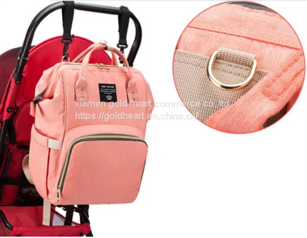 Waterproof Diaper Mummy Bag Multi-functional Fashion Baby Diaper Bag