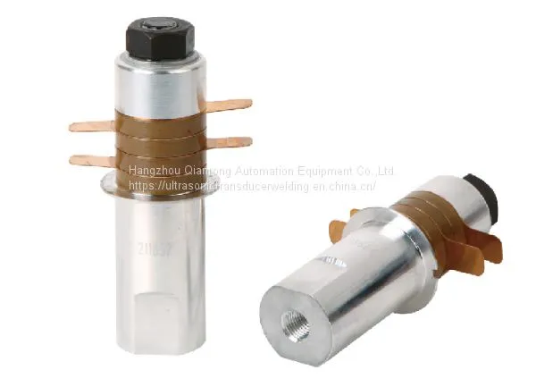 25mm Diameter Ceramic Miniature Ultrasonic Transducer 28khz For Tea Bag Welder