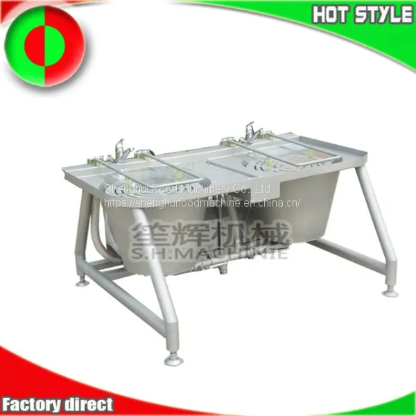 Multifunctional Double-cylinder Basket Vegetable Washing Machine Ozone Bubble Fruit Cleaning Machine photo-2