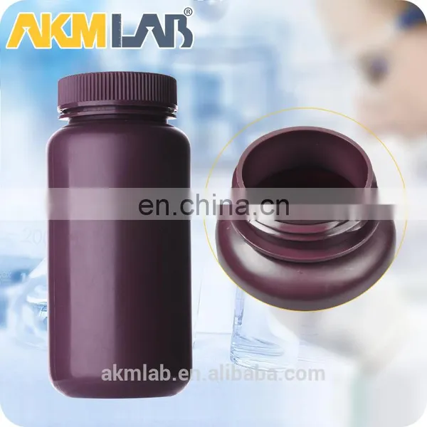 AKMLAB Laboratory White or Brown PP Plastic 30ml 60ml 125ml 250ml 500ml 1000ml 2000ml Reagent Bottle photo-2