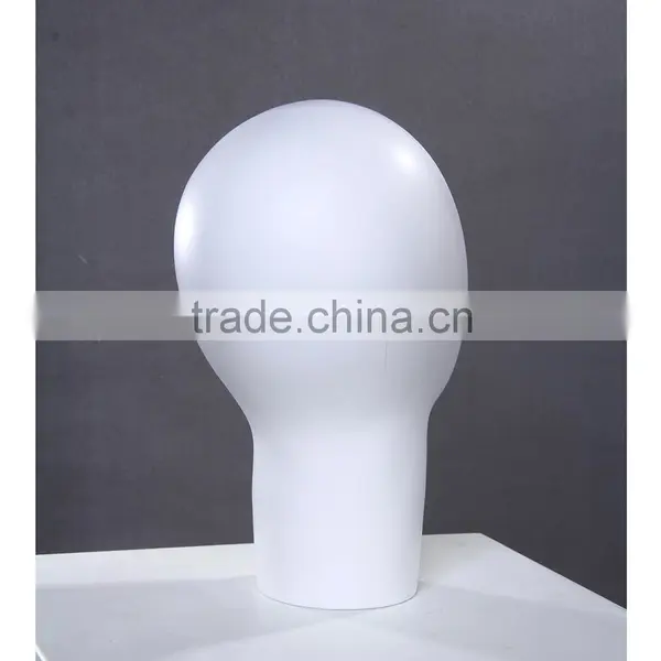 Fiberglass Female White Head Mannequin Dispaly Jewelry/ Hat /scarf/wig Mannequin Head H1084 photo-4