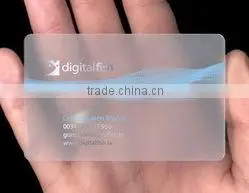 Full Color Plastic Transparent Pvc Business Card/pvc Card/pvc Card Printing photo-2