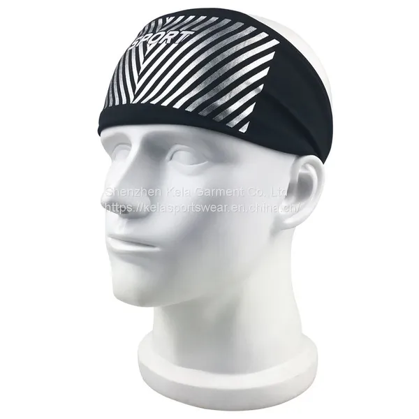 Supply Sports Headbands for Men, Mens Sweatband & Sports Headband Moisture Wicking Workout Sweatbands for Running, Cross Training, Yoga and Bike Helmet Friendly photo-3