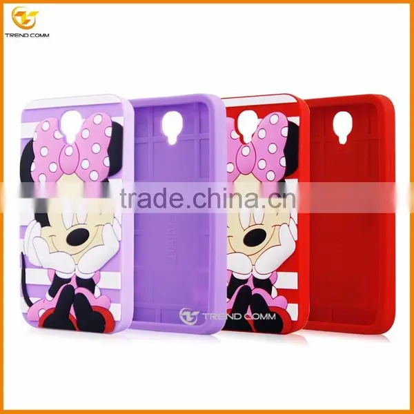 China Supplier Cute Cartoon Silicon Soft Cover Case for Alcatel OT6037 photo-5