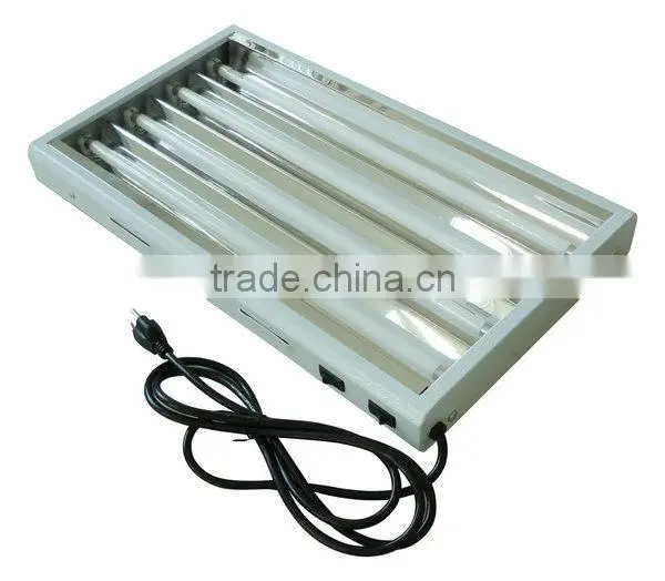 T5 Grow Lights for Home, Hydroponics, Agriculture and Greenhouse / T5 HO Fluorescent Lamp Fixture 24w 2ft 4bulb photo-3