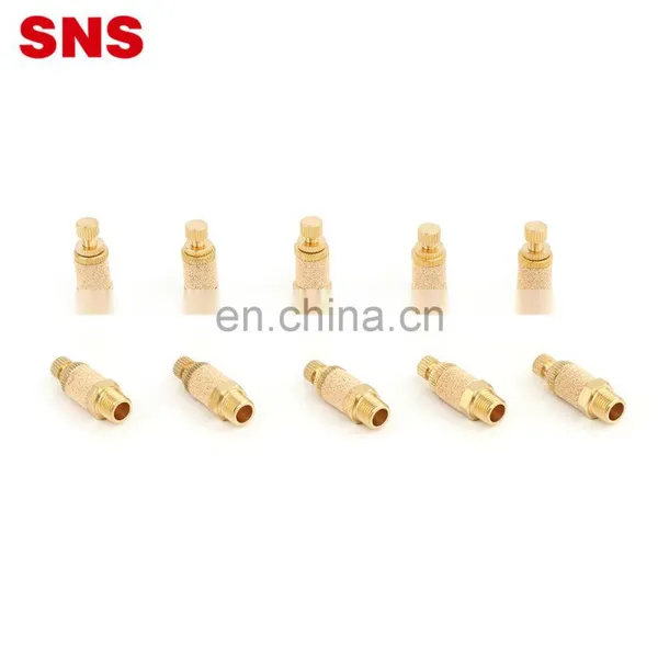 SNS PSB Series Factory Air Brass Silencer Pneumatic Muffler Fitting Silencers photo-5