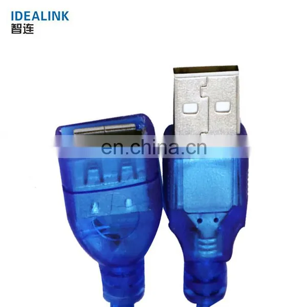 Wholesale China PVC Jacket 26awg Cable Usb , 1.5m Blue Usb Extension Cable photo-3