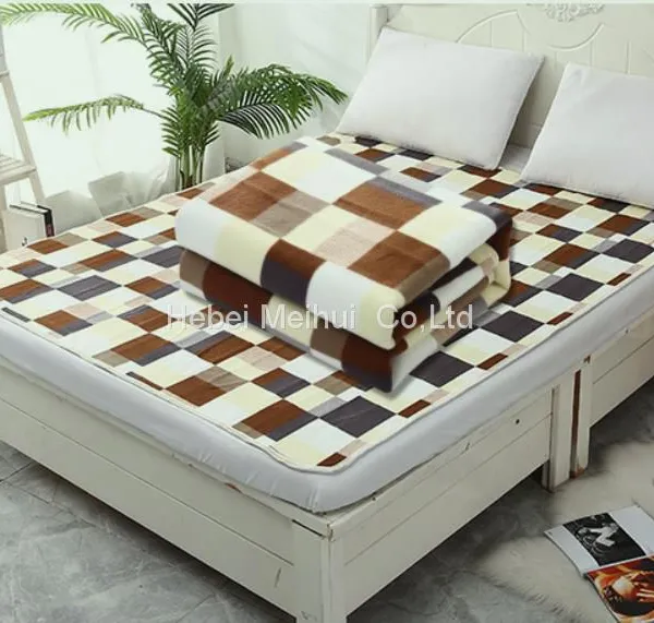 220V China 5 Heated Settings Bed Warmer Hot Portable Thermostat Single Dual Heating Electric Blanket Heated Throw photo-3