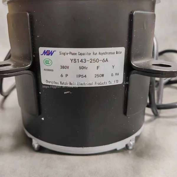 Single-Phase Capacitor Run Asynchronous Motor Refrigerating Air Conditioning YS143-250-6A photo-5