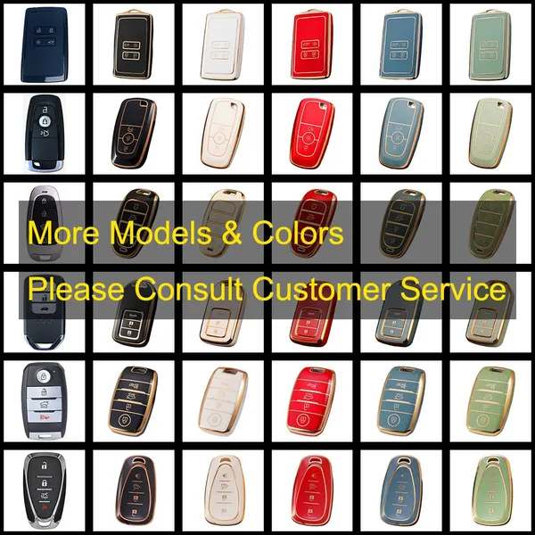 Innofit Tpu Car Key Cover Fob Case Factory For Toyota Renault Volkswagen Mazda Ford Hyundai Honda Kia Chevrolet Auto Accessories photo-2