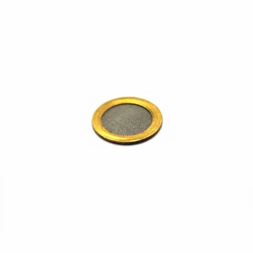 Customized Design Stainless Steel Wire Mesh Filter Disc With Copper Rim photo-2