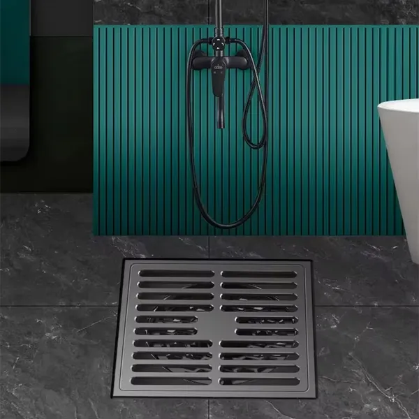 Large Displacement All Copper Modern Straight Row Odor-Proof Dry Wet Area Kitchen Anti-Return Shower Floor Drain for Hotels photo-4