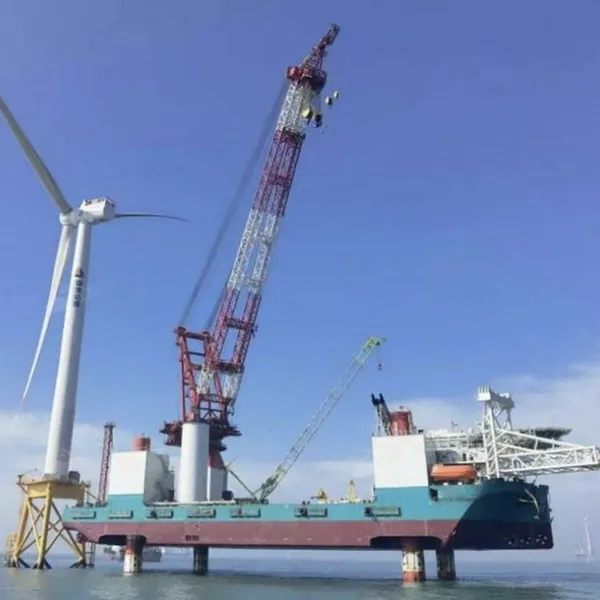 Wind Turbine Installation Vessel for Sale | Jack-up Installation Platform | Full-spinning Crane Vessel | Deck Vessel | Offshore Engineering Vessel photo-3