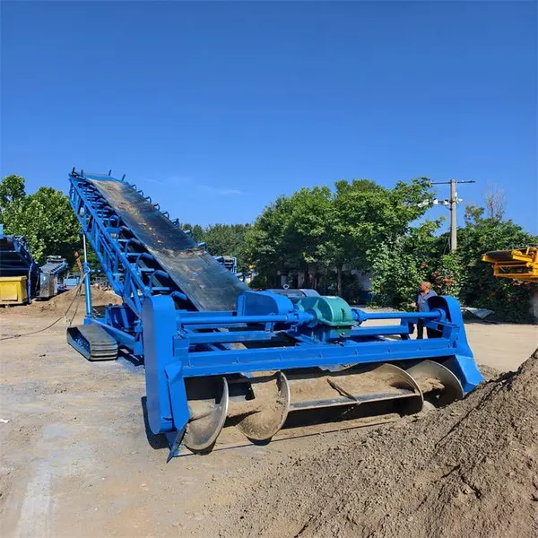 Automatic Earth and Gravel Feeding Conveyor, Crawler Ash Slag Reclaiming Machine for Power Plants, Mobile Reclaiming and Loading Machine photo-5