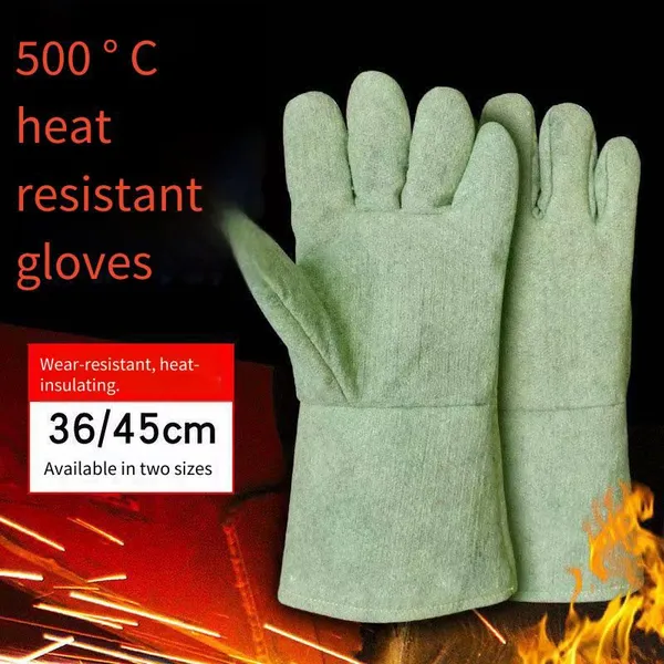Yingkeer Enkerr High-temperature-resistant Gloves, Gloves Resistant to 500 Degrees, High-temperature Protection Gloves