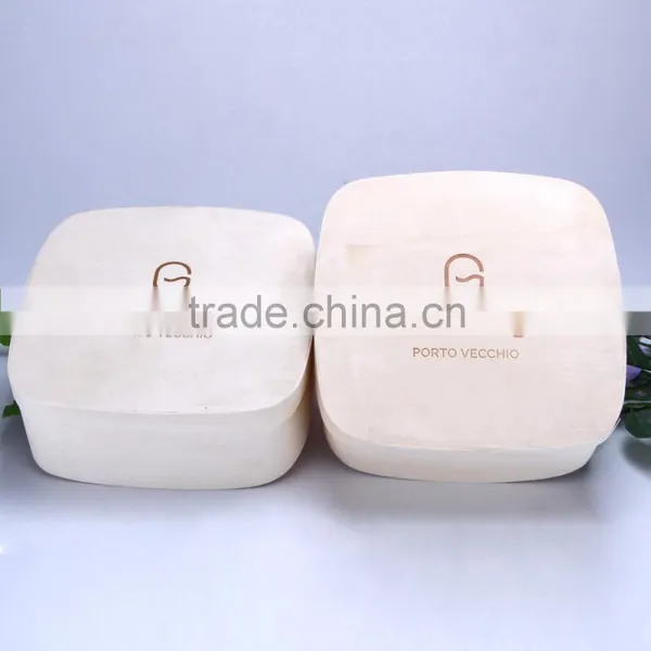 Natural Round Shape Mini Wooden Bark Box Wood Cheese Box Wholesale photo-6