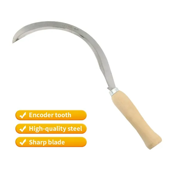 Durable Sickle Tool Garden Hand Sickle Hand Sickle Garden Tool for Gardening Weeding and Outdoor Farm Work