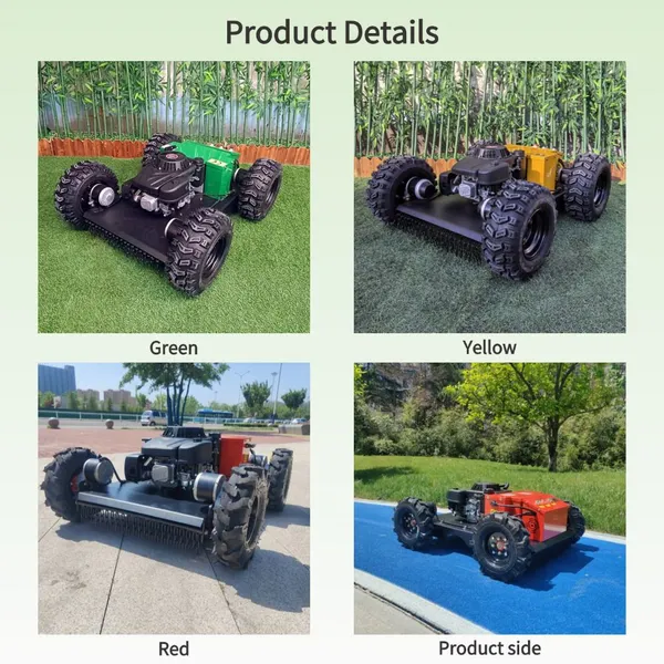 VTW550 Heavy Duty 550mm 4-Wheel Remote Control Zero-Turn Brushless Mowing Mower photo-4