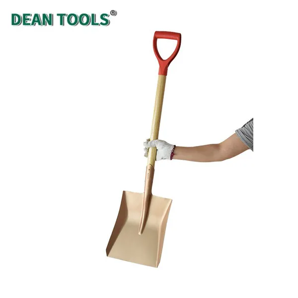 Non-Sparking Square Shovel Beryllium Copper No-Sparking Square Shovel With Straight Blade and Comfort D-Grip Handle photo-3