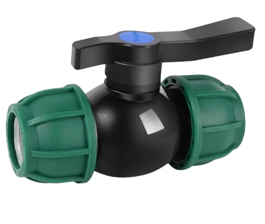 High-quality PP Compression Fittings PN16, Ball Valves, Tees, Elbows, Available in Five Colors - LRITEO photo-5