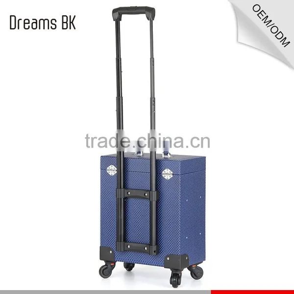 Factory Wholesale Makeup Artist Trolley Beauty Box Makeup Organizer Handbags With Drawings photo-6