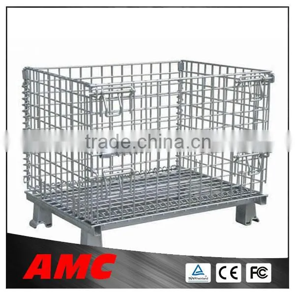 Heavy Duty Stackable Steel Wire Mesh Storage Cage photo-2