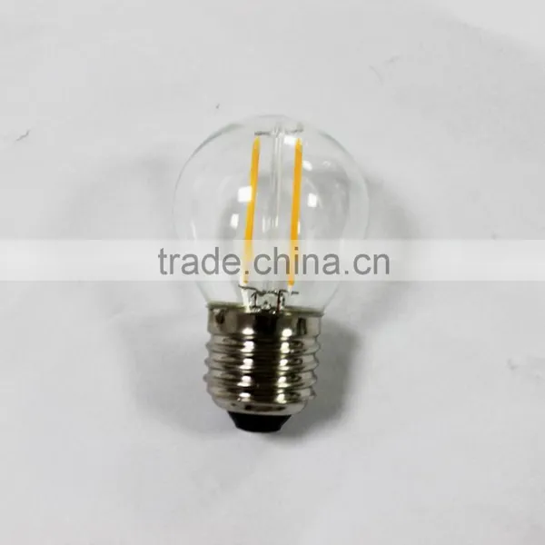 2016 New Product Hot Selling! G45 Led Lamp 2w E14 220v-240v Dimmable Led Filament Bulb With CE&RoHS 2Years Warantty photo-3