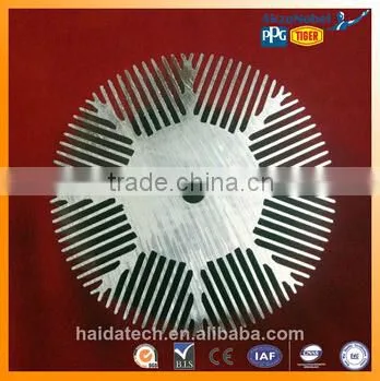 6061 6063 T5 Anodized Silver Large Aluminum Heat Sink photo-3