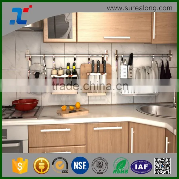 China Manufacturer Stainless Steel Hanging Dish Drainer ,metal Wall Plate Rack,dish Rack With Tray photo-4