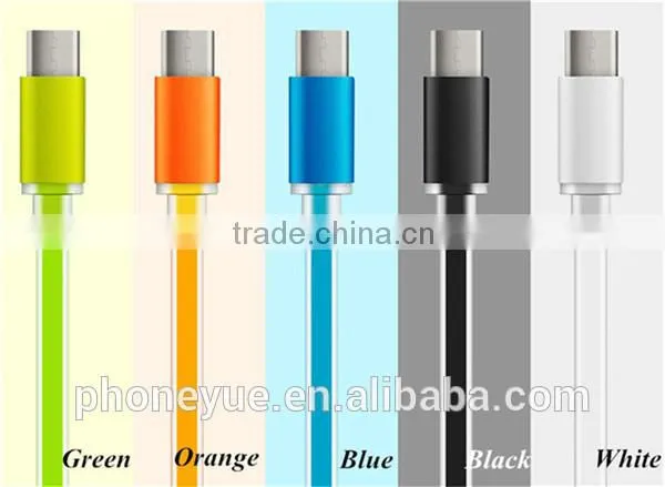 2016 Usb Cable Factory Tpe Soft Double Sided Type c Usb 3.0 Cable for Samsung