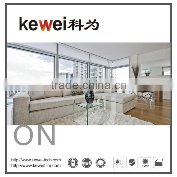 6+6mm Switchable Smart Glass for Villa, Switchable Privacy Glass With Dimmer photo-3
