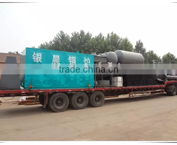YLW Industrial Chain Grate Stoker Water Tube Coal Fired Thermal Oil Boiler photo-5
