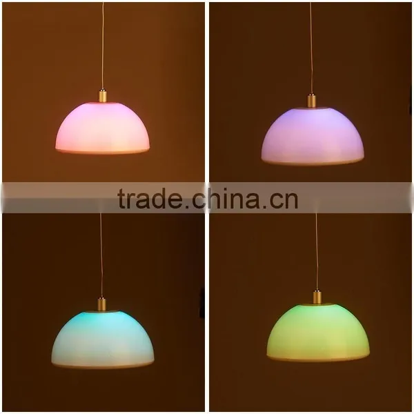 Modern New Design Wooden Pendant Lamp Modern Fancy Design LED Pendant Light JK-862-M Color Change Mood Light Magic Pendant Light photo-4